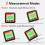 Digital Angle Gauge LCD Finder, Magnetic Level Tool Protractor Inclinometer Cube Backlit 4