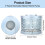 Pump Suction Strainer Round Hole Mesh Prevents Debris for-3Inch 2