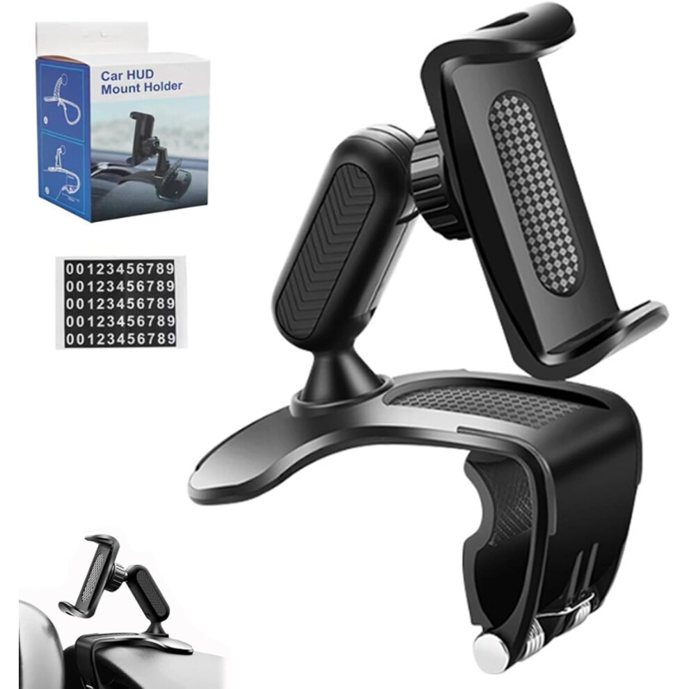 Adjustable Universal 360 Dashboard Phone Holder - Fits 4ÂÂ7Â Phones, Secure Mount 3233223046686