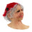 Διαχρονικό καπέλο Mrs Claus, ζωηρό και ομοιόμορφο χρώμα, υλικό λάτεξ για άνεση και 3