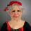 Διαχρονικό καπέλο Mrs Claus, ζωηρό και ομοιόμορφο χρώμα, υλικό λάτεξ για άνεση και 5