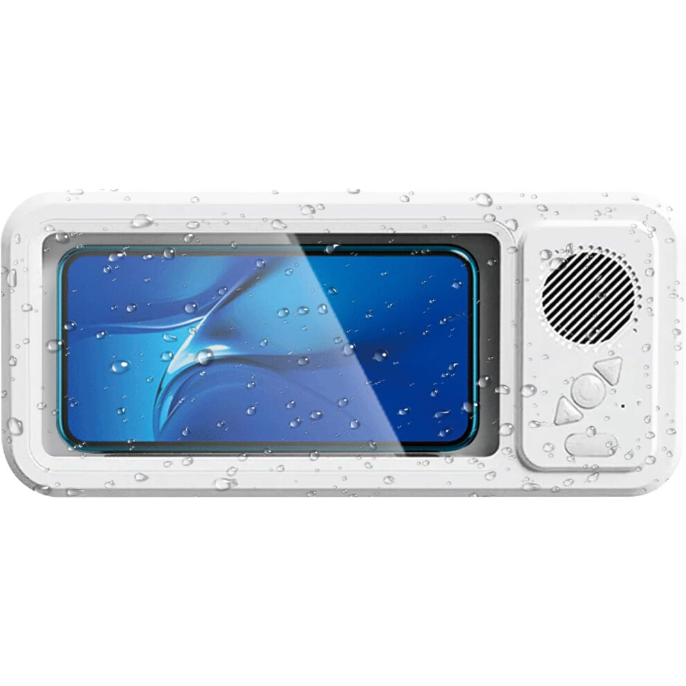Waterproof Shower Phone Holder With Speaker & Bluetooth - 360 Rotation, Angle Adjustable 3233223044941
