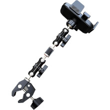 Supporto per telefono per camion Toyota Tacoma 2005-2015 - Supporto per corrimano resistente, braccio telescopico girevole a 360