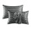 2Pack Pillowcases Color Striped Polyester Pillow-Q size 3 1