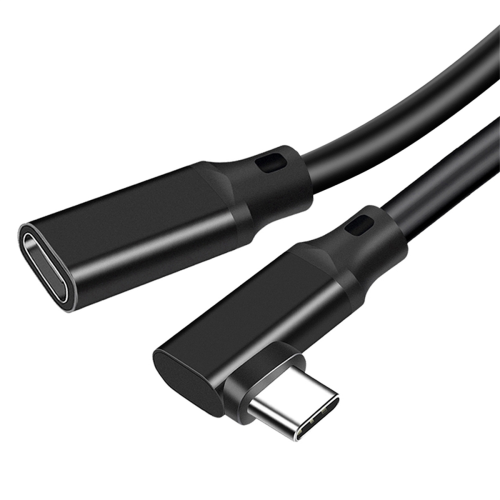 USB-C Extension Cable 90 Degree Elbow USB 3.2 Gen2, PD 100W, 20Gbps Da