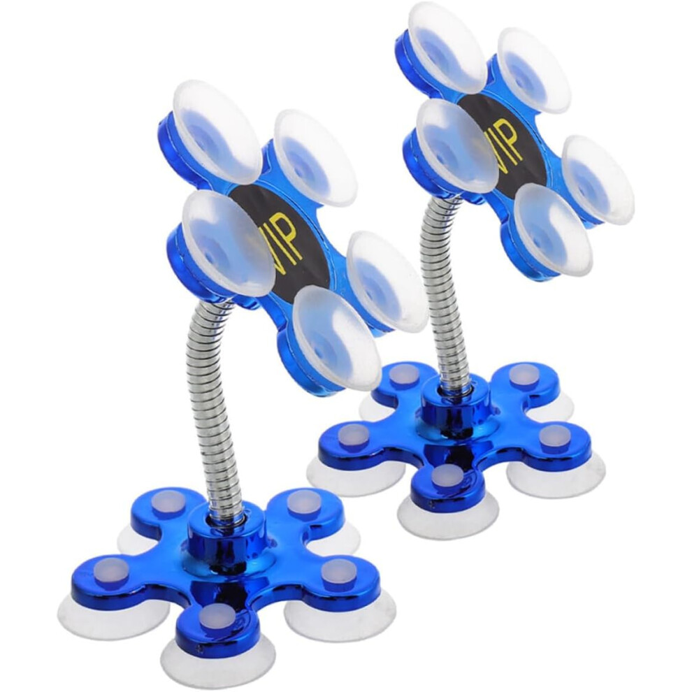 2Pcs Firm Grip Suction Car Phone Stand - Dashboard Mount With Rotation, Wide Compatibility Bracket 3233223046969