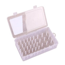 Sewing Box 42Grid Thread Storage Organizer Plastic Transparent Spool Case Bobbin Holder Container For Adults