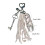 Decorative Ballet Shoe Key Ring Pendant Perfect For-Style 1 4