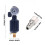 Air Compressor Filter Regulator with Pressure Regulator-Gold 4