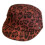 Breathable Leopard Pattern Beret Cap Comfortable Faux-Claret 1