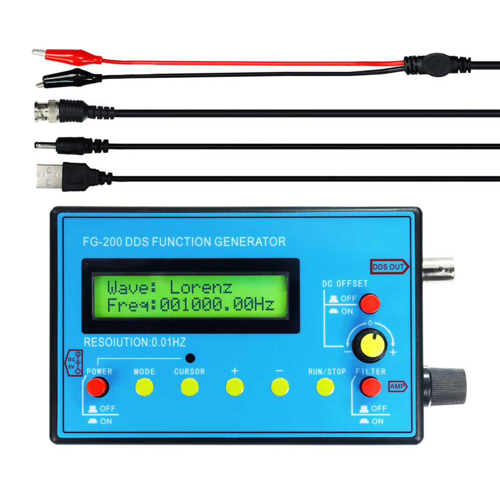 0.01Hz-500Khz Dds Signal Generator Multifunction Waveform 7627000432070