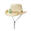 Kids Adjustable Straw Sun Hat Windproof Beach Head-Pink 7