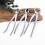 1 Set Bonsai Modeling Tools Round Mouth Scissors + Bevel Branching She 3