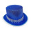 Stage Show Top Hat Evening Party Crystal Jazzy Hat-Silver 6