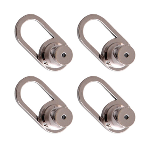 4Pcs Earring Support Backs for Droopy Ears Metal Heavy-White