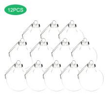 Bolas de plástico irrompibles, personalizables para regalos personales, rellenables con elementos decorativos como muérdago de papel para dulces,