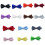 Kids Bowtie Secure Fastener Machine Washable Polyester-Green 2