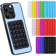 Confezione da 5 ventose in silicone per telefono - Doppia faccia, forte aspirazione, supporto a mani libere per selfie
