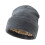 Winter Knit Beanies For Big Head Stretchy Satins  -Hemp Grey 1