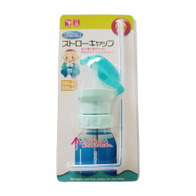 Spill Proof Water Bottle Cap with Silicone Straw for Kids and Adults, Twist Spout Adapter for Drinking Soda or Juice