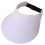 Stylish Airy Straw Headwear Sun Guard Adjustable Face-White 1