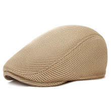 Ventilation Design Beret Cap Spring Summer Outdoor Sun-Beige