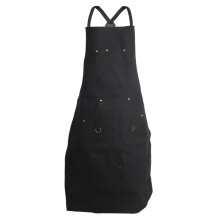 Ergonomische Schweißschürze mit 6 Taschen, geeignet für-Schwarz
