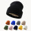 Fashionable Oversized Satins Knit Cap Warm Breathable-White 5