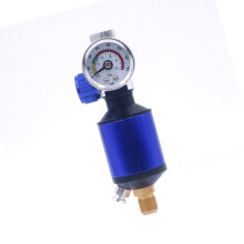 Air Compressor Regulator Oil Moisture Separator Clean-Blue