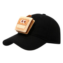Unique Hamburger Decors Adjustable Cotton Cap Comfortable-3
