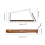 13 Inch Folding Bow Saw Hand Saw,Multifunctional Rectangular Saws for 3