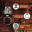 Multiuse Key Holder Letter Design Keychain Metal KeyRing-W 5