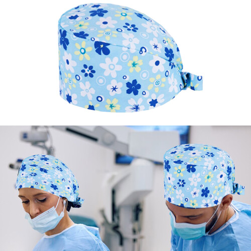 Stretchable Surgical Cap Cotton Material Slip Resistant-S1 2