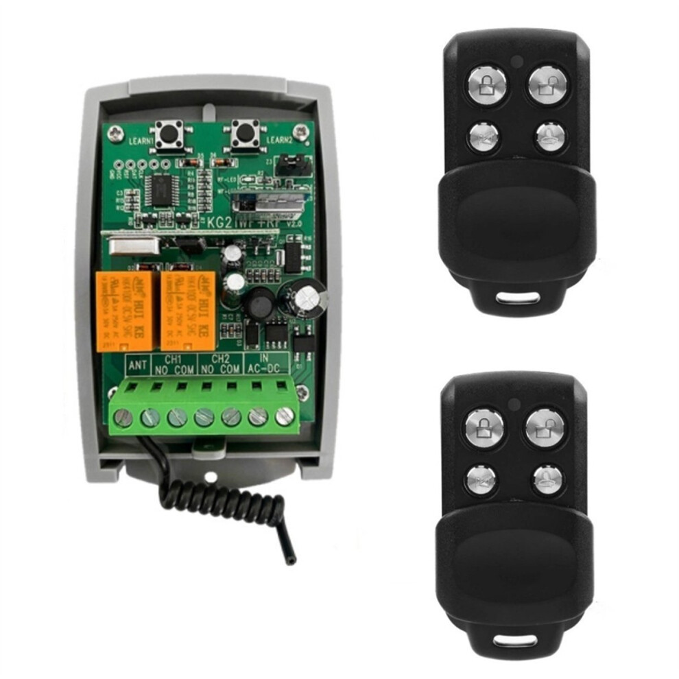 Tuya Wifi Garage Door Remote Control Receiver 433.92Mhz 2Ch 85-250V Su 4852494358930