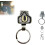 Multiuse Key Holder Letter Design Keychain Metal KeyRing-U 1