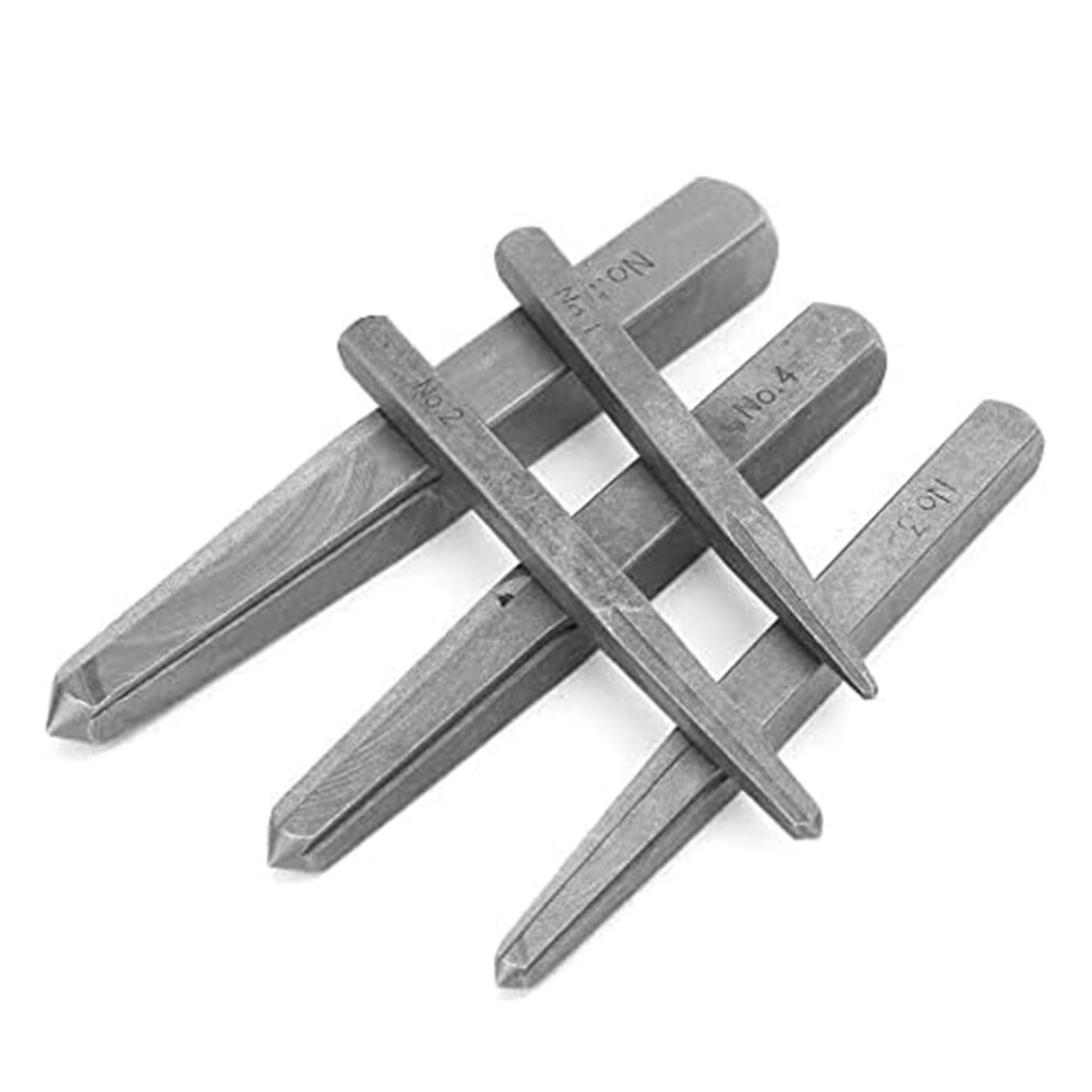 5 Pcs Screw Extractor Set,Square Type Straight Fluted Set Easy Out Rem 4852735144377