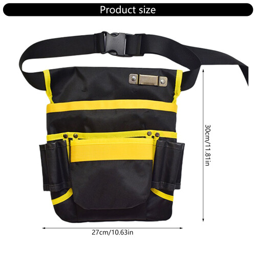 Professional Tool Belt Bag Pouch for Electricians with 2