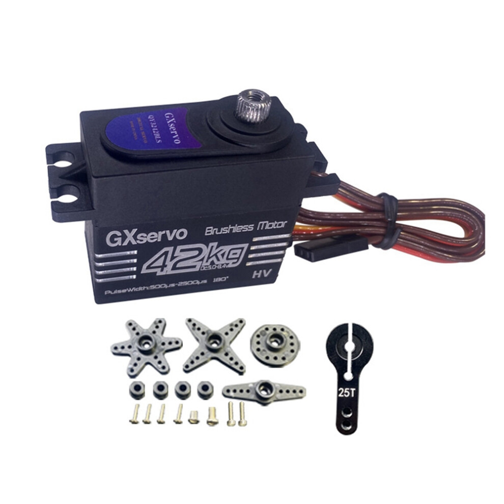 42Kg Brushless Motor Digital Steering Gear Servo Metal Suitable For 1 4852735147569