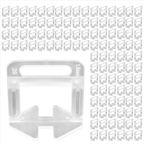 900PCS 1.5mm Wall Floor Tile Leveling System Clips Ceramic Spacers Str 2