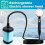 Outdoor Construction Site Dormitory Portable Camping Shower Pump 9000 6