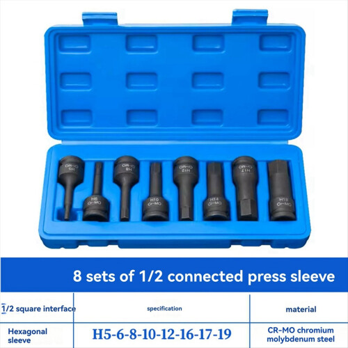 1/2Inch Impact Hex Socket Drill Bit 12.5mm H5-H19 Key Wrench Adapter 2