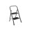 Futura 2 Step Grey Ladder Heavy Duty Folding Stool 1