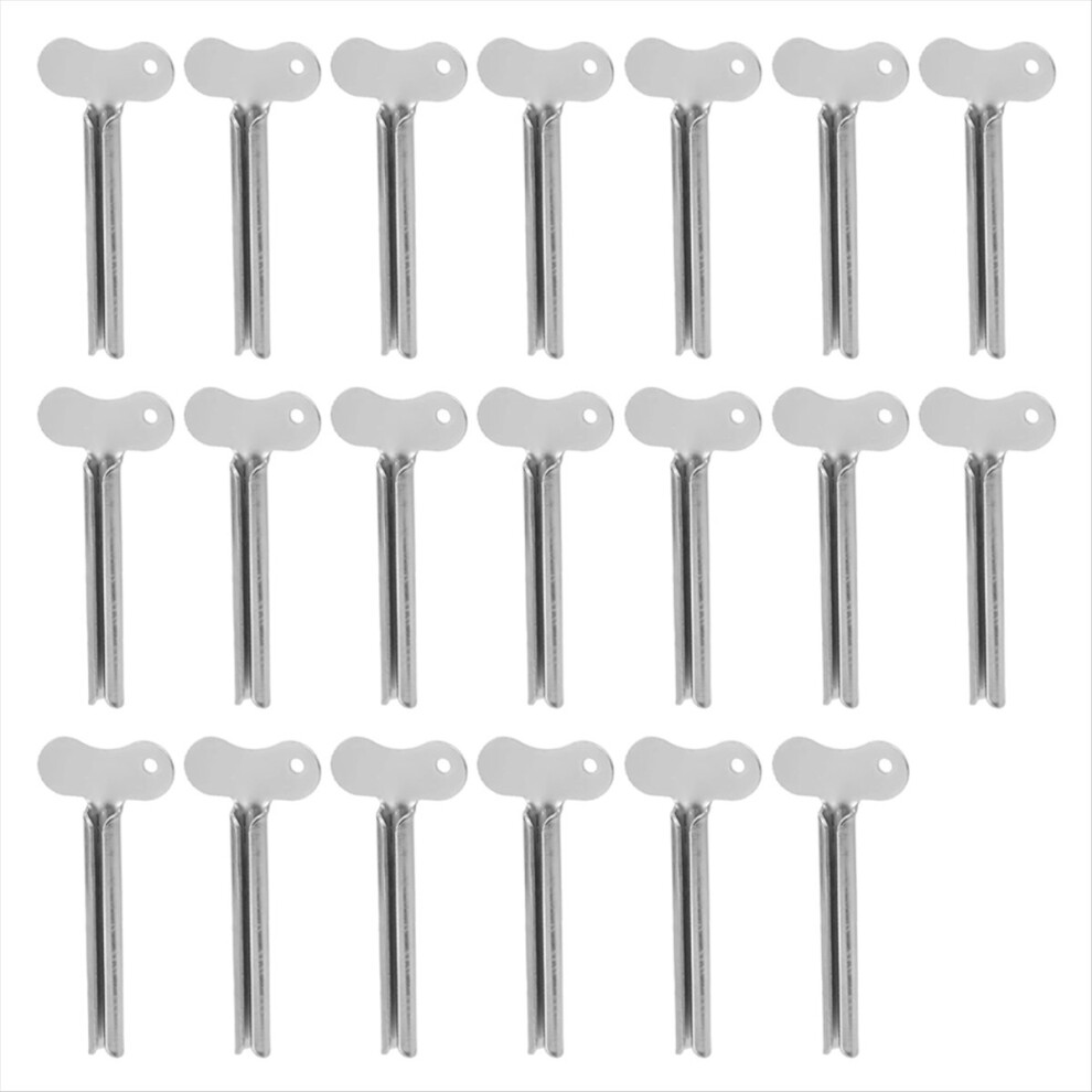 20Pcs Toothpaste Tube Squeezers Metal Key For Bathroom Hair Dye Cosmet 4852735147361