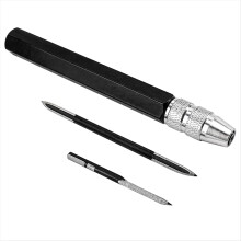 3-teiliges Set Schaber-Entgratungswerkzeug für Kunststoff-, Metall-, Aluminiumrohre, Harz, 3D-Druck