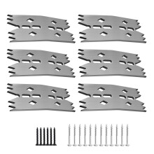 6pcs Woodworking Slab Clamping Dogs for Benches Use for