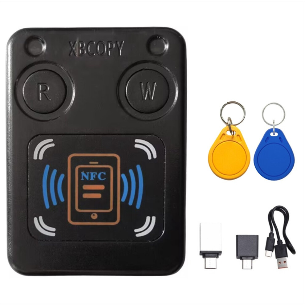 Nfc Rfid Smart Chip Card Reader Copier+Cuid/Uid Keychain Id Ic 13.56Mh 4852735150293