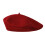 Winter Beret Caps Stretchy Solid Color French Styles-Claret 1