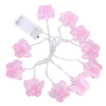 Romantic Butterfly Curtain Fairy Lights, Twinkle String Lights for Dreamy Bedroom Decoration