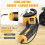 Cordless Electric Scissors, 4V Rechargeable Cardboard Cutter with Safe 6