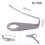 Pneumatic Cutting Knife Parts Windshield Machine Blade 2D90 Bevel 90mm 3
